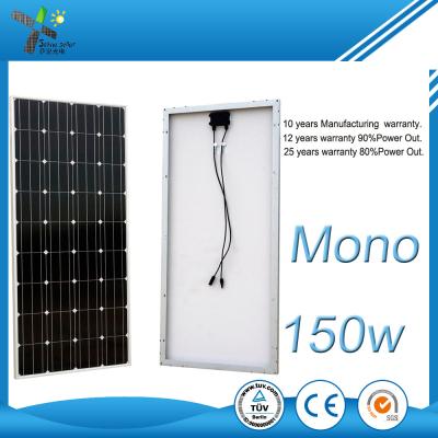 China El panel solar monocristalino fotovoltaico, módulo flexible de 170W picovoltio para el invernadero en venta