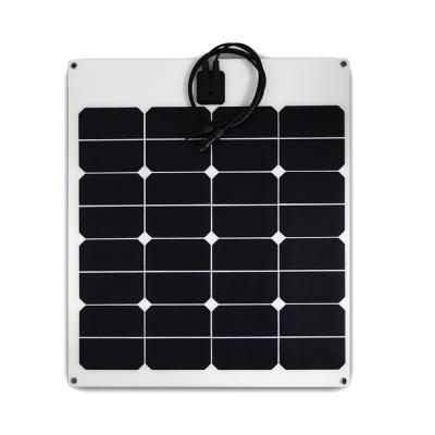 China Monocrystalline ETFE Flexible Solar Panels12V RV120 Watt Black Color CE Approval for sale