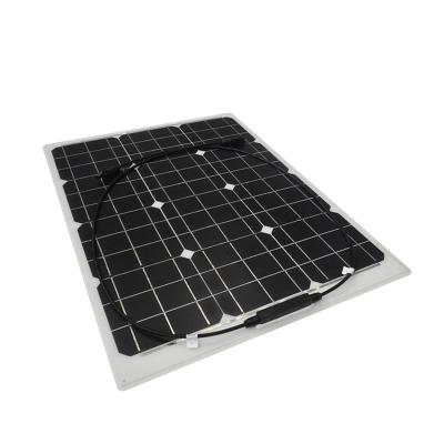 China Flexible ETFE Solar Panel Golf Cart Roof Mono 30W Crystalline Silicon Cell Based for sale