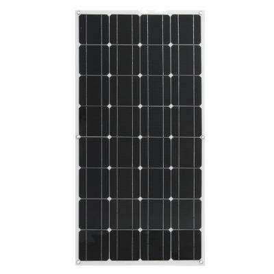 China Mono painel solar de 100 watts, painel solar flexível policristalino do picovolt dos painéis solares do rv para o carro home do uso/telhado à venda
