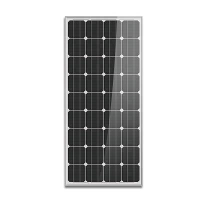 China Glass Rigid Mono Solar Panels Black 12V 100w 200w 250w 300w 5 Years Warranty for sale