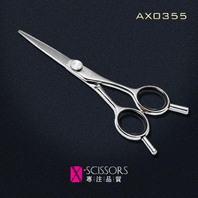 China Convex Edge Hairdressing Scissors of Japanese 440C Steel. Quality hair shear AX03 for sale