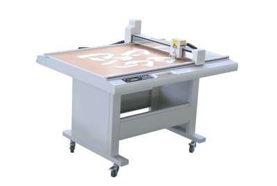 China Kraft Paper Cloth Sample Cutting Machine AC 220V With Steel Belt Drive for sale
