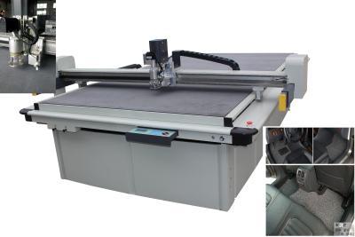 China Alfombra profesional que hace el sistema del corte de la máquina/de la estera para el material auto de la decoración en venta