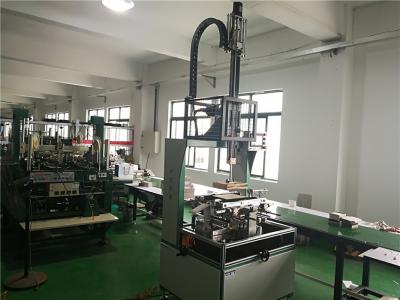 China Cardboard Rigid Box Stapling Machine / PLC Control Machine High Efficiency for sale