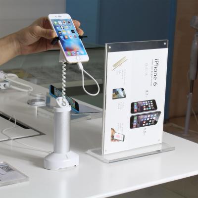 China COMER New gadget mobile phone desktop stand anti-theft security stand for security retail store for sale