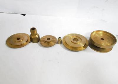 China Impeller Gear Copper Material 5 Axis Cnc Machine Parts ISO9001 Standard Ra0.2 for sale