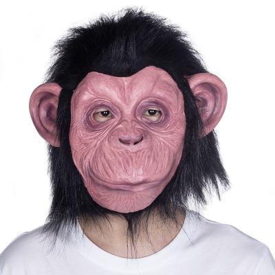 China Máscaras animales del látex del mono del mono, Gorilla Rubber Latex Mask Interesting para el adulto en venta