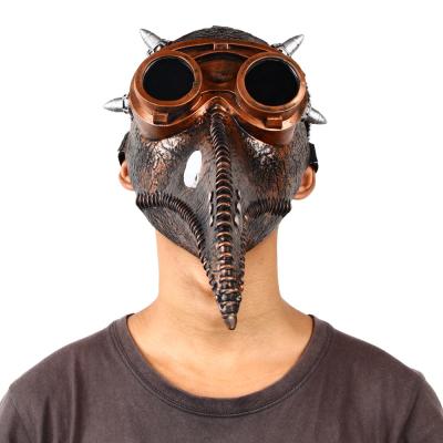 China Steampunk Halloween Scary Masks , Birdman Masquerade Mask Death Plague for sale
