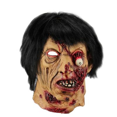 China Full Overhead Zombie Evil Dead Mask , Halloween Horror Mask Latex Rubber for sale