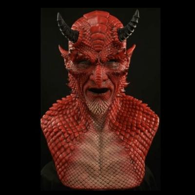 China Belial Demon Devil Halloween Masquerade Masks Red For Halloween Cosplay for sale