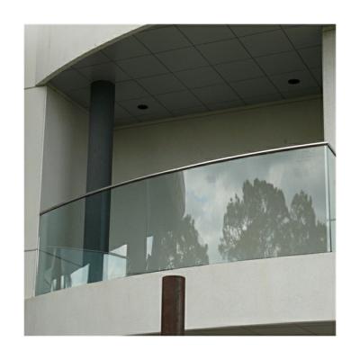 China WilliamArchi Vidrio sin marco personalizado de alta calidad Balaustres Escalera Spain Barandillas De Vidrio Estable en venta