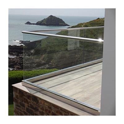 China Glass u channel stainless glass balustrade online balcony glass balustrade for sale