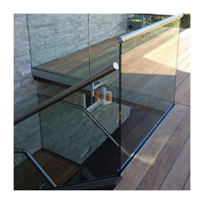 China U base for fence frameless glass clamp railing system stainless railings for terrace for sale