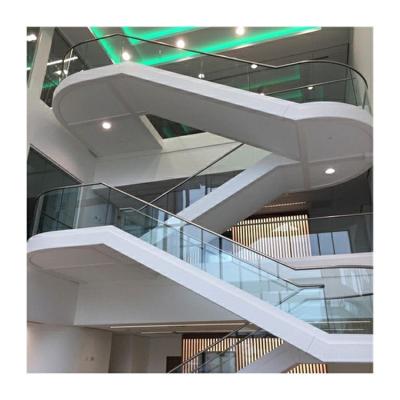 China Aluminum Glazing U Channel Glass Stainless Steel Balustrade Modern for sale