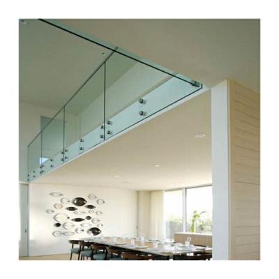 Китай Adjustable Tempered Glass Balcony Railing Steel Glass Handrail Standoff Railing продается