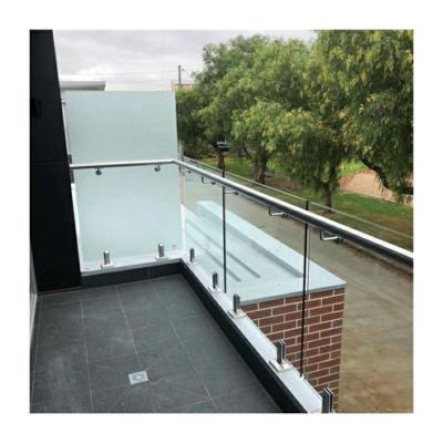 China Equatorial Guinea frameless glass spigots suppliers modern balcony spigot railing for sale