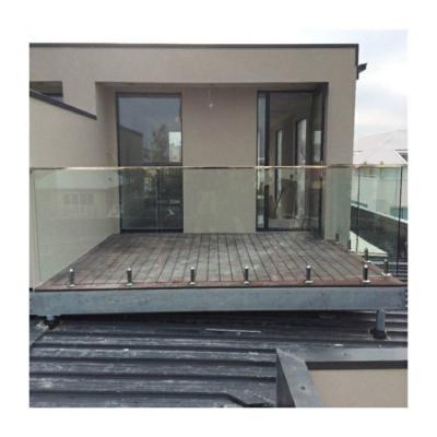 China Kazakhstan spigot glass railing brown deck spigot railing for sale