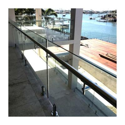 Cina Pool Spigot Glass Railing Balcony Decking Panels 60*60mm Exterior in vendita