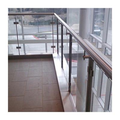 China EN2190 glass banister balcony balustrade banister rail for sale