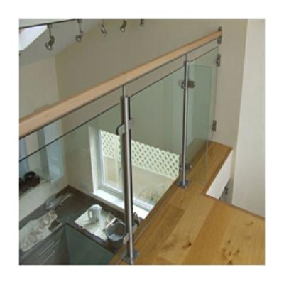 China Led glass guardrail modern patio railing safty glass plastic railing for sale