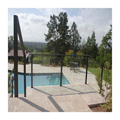 China Double layer glass guardrail diy porch railing on concrete tempered glass railing for sale