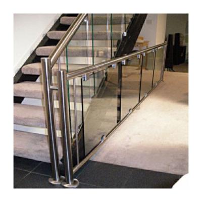 China Balustrade Glass Stair Rails WA-RBG1394 Ultra Clear Railing Systems for sale