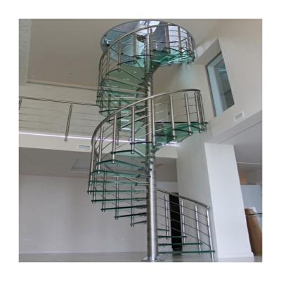 China Factory price pendant stair light glass spiral staircase prices à venda