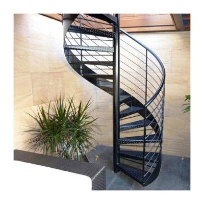 中国 Outdoor metal stair iron staircase spindle outdoor stainless steel spiral stairs 販売のため