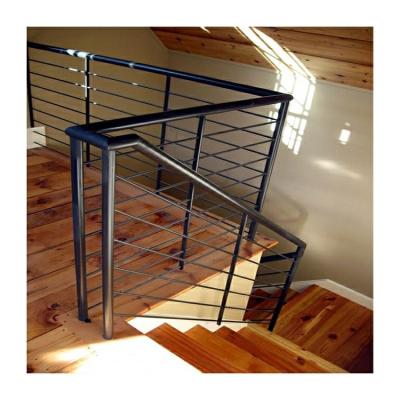 Chine Flooring Mounted Metal Rod Balustrade Picket Rod Fence Stair Rod Railing à vendre