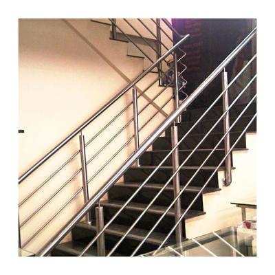 China Stainless Steel Rod Stair Railing Systems With Rod Balustrade Poles for sale