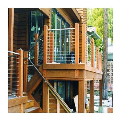 China Building porch railing stainless steel cable railing interior high tensile fence wire for sale