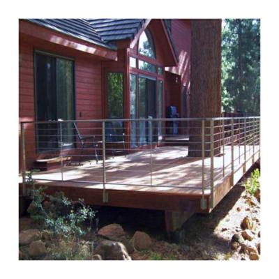 China Exterior Modern Cable Wire Railing 4 Wire Under Deck Fencing for sale