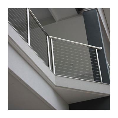 China Balcony Banister Cable Wire Railing Prison Wire Fence Flooring Mounted à venda