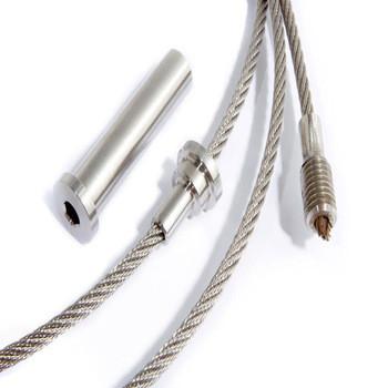 中国 Courtyard Cable Railing Hardware Kit Stainless Steel Wire Rope 1/8