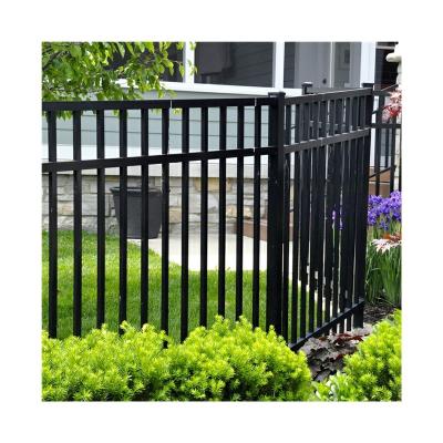 China Galvanized Wrought Iron Panel Fence Metal Zinc Steel Fence Panels for sale