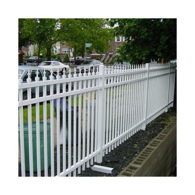 China Building Material Wrought Iron Fence Modern Zinc Steel Fence Panel for sale