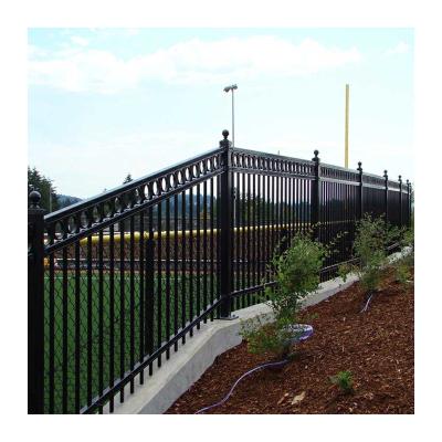Китай Black Wrought Iron Gate Fence Hot Galvanized Elegant Villa Fence продается