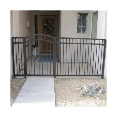 China Laser Cut Wrought Iron Gate Powder Coated Customized For Livestock Farm for sale