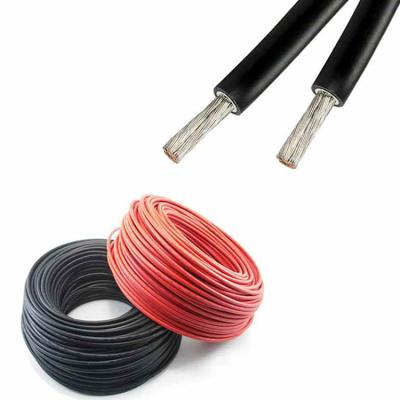 China TUV Copper DC Cable For Solar PV , Rainproof Black Solar Cable for sale