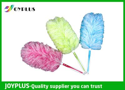 China Beautiful Dust Stick Duster Extendable Microfibre Washable Duster TPR Handle for sale