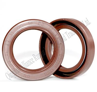 China OEM excavator FKM Oil Seal different size Metal Case Oil Seal customized colour Rubber Oil Seal en venta