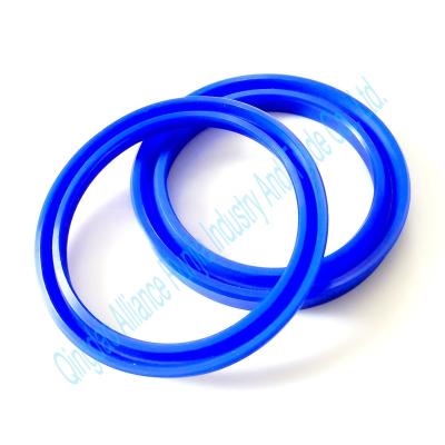 China Pu oil resistance DHS UHS UN 55*63*10 blue hydraulic seals en venta