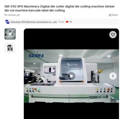 China Laser Digital Label Die Cutting Machine Precisely Label Sheet Cutter for sale
