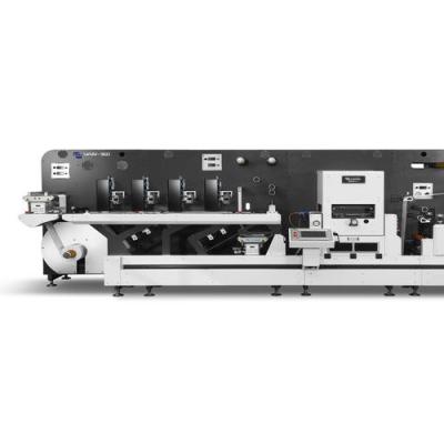 China VAN-360F roll to roll servomotor flatbed label die cutting machine high precision for sale