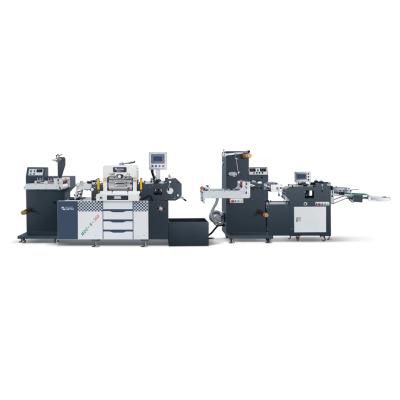 China PLC Control System Sticker Cutting Machine With Max Die Cut Jumping Distance Of 380mm for sale