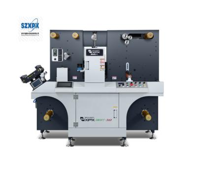 China Bar Code Label Die Cutting Machine with Max Rewinding Diameter of 600mm for sale