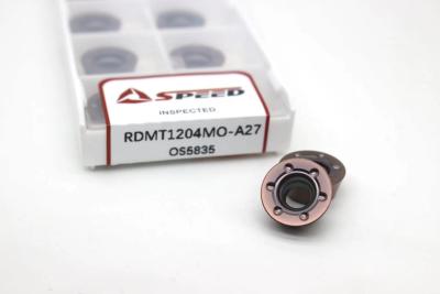China Altos partes movibles que muelen RDMT1204 RPMT1003 del carburo de tungsteno de la alimentación en venta