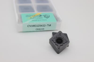 China Schwarzer Hartmetalleinsatz für Drehbank-Gebrauch des Roheisen-CNMG120412 CNMG160608 CNMG190608 zu verkaufen