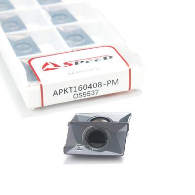 China Cemented Indexable Milling Inserts , Apkt 1604 Carbide Inserts For Stainless Steel for sale